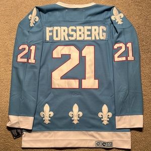 Peter Forsberg Quebec Nordiques CCM Jersey